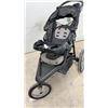 Image 7 : Baby Trend Expedition Jogger Stroller with Air Gear Ventilation, Black and Gray