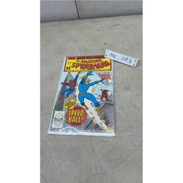 Amazing Spider-Man Annual #22 Marvel Comic Book, 1988, First Appearance of Speedball