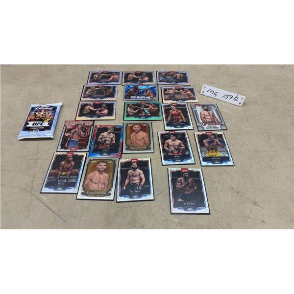 2025 Topps Chrome UFC Trading Cards in Inserts & 1 Sealed Package