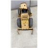 Image 4 : Vintage Rusty Tonka Pressed Steel Front-End Loader and Cabela Leather-Wrapped Hip Flask