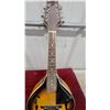 Image 3 : Johnson A-Style Mandolin with Sunburst Finish, Eight-String, Black Pickguard