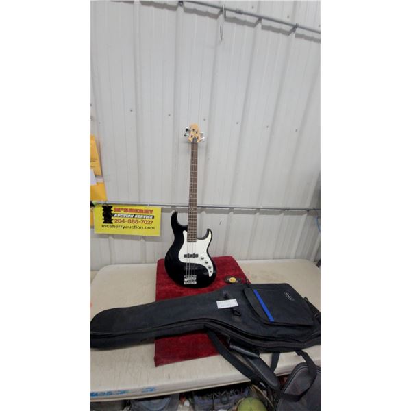 Squier Fairlane Four-String Electric Bass Guitar with Gig Bag
