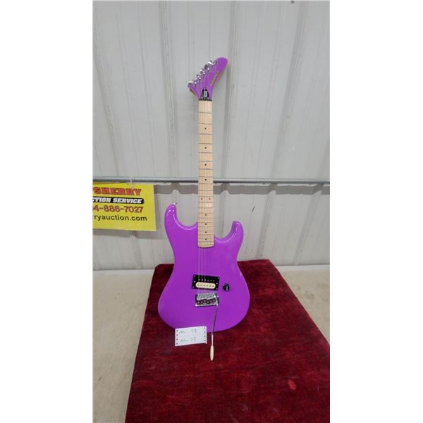 Kramer Baretta Special Electric Guitar, Purple Finish, Single Humbucker, Tremolo Bridge