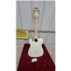 Image 6 : Telecaster-Style Electric Guitar with Cream Finish, Maple Neck, and Black Pickguard
