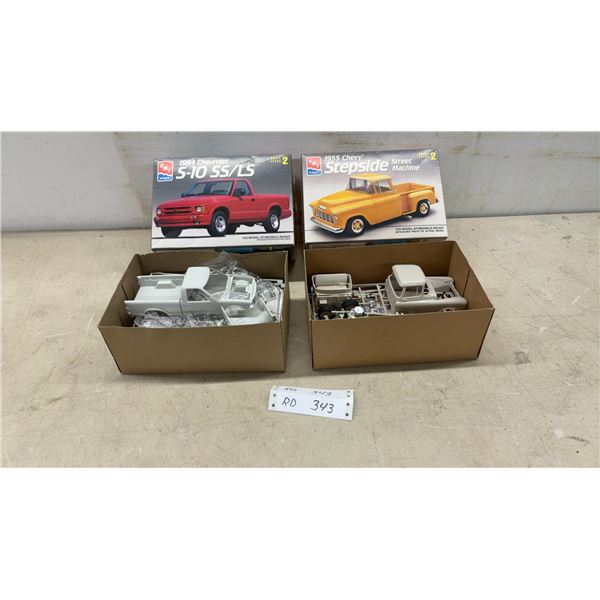 AMT 1/25 Scale 1994 Chevrolet S-10 Ss/Ls and 1955 Chevy Stepside Street Machine Model Kits