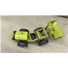 Image 11 : Vintage Tonka Vehicles Including Custom Van, Articulated Loader, Bulldozer, Jeepster