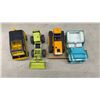 Image 2 : Vintage Tonka Vehicles Including Custom Van, Articulated Loader, Bulldozer, Jeepster