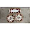 Image 2 : Antique Royal Albert Lady Hamilton Plates x2, Sweet Meat Dish, Tea Cup with Saucer, Open Sugar