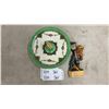 Image 1 : 1930's Noritake Porcelain Candy Dish Made in Japan & Whimsical "Drunk" Sign Post Thermometer