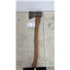 Image 1 : Early Antique Hults Bruk Axe Made in Sweden with Handle Embossed Made in Sweden 2-1/2 Partial