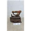 Image 1 : Antique Charcoal Box Iron with Chicken/Rooster Latch