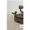 Image 2 : Antique Charcoal Box Iron with Chicken/Rooster Latch
