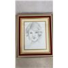 Image 2 : 2 Hollywood Stars Pencil Sketches - Framed Pictures by Artist Stinson 15 x 13"; Taylor Swift