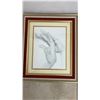 Image 4 : 2 Hollywood Stars Pencil Sketches - Framed Pictures by Artist Stinson 15 x 13"; Taylor Swift