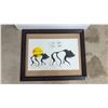Image 1 : Framed Limited Edition 189/200 Art Print by OJIBWAY Artist John Paul Lavand, Featuring a Woodland