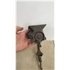 Image 7 : Antique Brass Cigarette Maker Roller Wood Handle Cresent Marvel & Tobacco Leaf Grinder