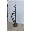 Image 2 : Antique Dansky Denmark Cast Iron Danish Adjustable Spiral Staircase Candelbra