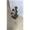 Image 3 : Antique Dansky Denmark Cast Iron Danish Adjustable Spiral Staircase Candelbra