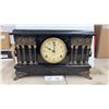 Image 1 : Beautiful Antique 1920's Sessions 8 Day Mantle Clock Ornate Guilded Columns with Key & Pendulum