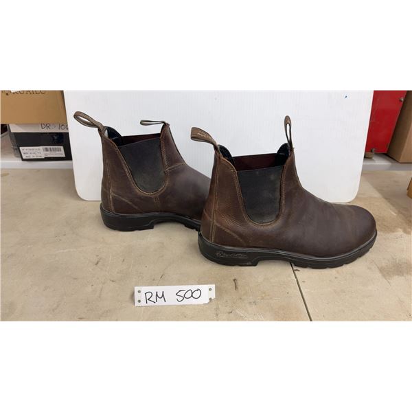Original Blundstone 500 Unisex Stout Brown Boots Men's Size 9 or Ladies Size 12 Made in Australia