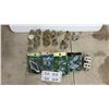 Image 1 : 16 Antique Glass Crystal Cabinet Knobs & 4 Packs America Hardware NOS