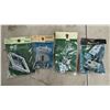 Image 4 : 16 Antique Glass Crystal Cabinet Knobs & 4 Packs America Hardware NOS