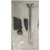 Image 4 : Vintage Hardware Lot: Crank Handles, Rope Mooring, Chrome Wall Tack, & America Hinges Catches NOS