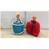 Image 2 : Looney Tunes Padded Childs Toilet Training Seat, Vintage Crocheted Doll Toilet Paper Roll Covers