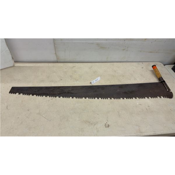 Disston Two-Man Crosscut Saw with Removable Tiller Handle, Champion Tooth Pattern