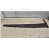 Image 1 : Disston Two-Man Crosscut Saw with Removable Tiller Handle, Champion Tooth Pattern