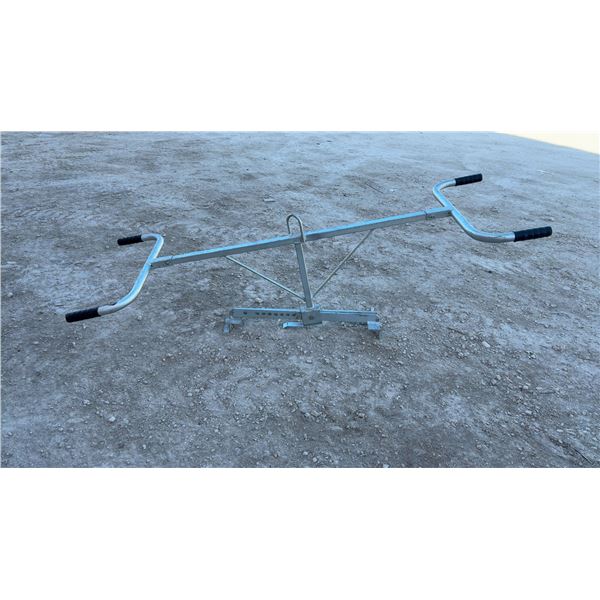 Two-Person Manual Slab and Curb Lifter with Adjustable Width and Rubber Grips