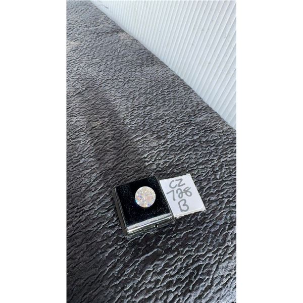 5.0 Carat Moissanite Lab Diamond, Round Brilliant Cut, GH- VVS1, GRA Report