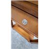 Image 5 : Wooden End Table with Single Drawer and Lower Shelf, Silver-Toned Pull Handle 30 x 31 x 19.6"