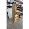 Image 2 : Ambrosia Maple Asymmetrical Open Display Shelf Unit 60 x 24 x 12"