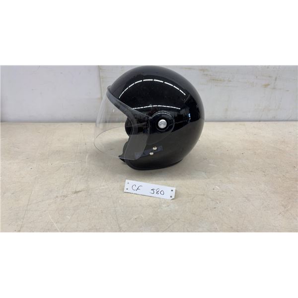 Harley Davidson Open-Face Motorcycle Helmet with Clear Visor, DOT Certified, Size Large