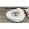 Image 2 : Pair of Smithbilt Calgary Stampede White Cowboy Hats with Red Hatbands