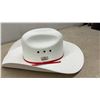 Image 3 : Pair of Smithbilt Calgary Stampede White Cowboy Hats with Red Hatbands