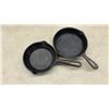 Image 4 : Set of Four Cast Iron Skillets, 9, 7, 5 & 4"