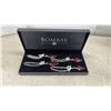 Image 2 : Bombay Silver-Tone Napkin Holders with Red Stones, Treasure Box, Bacardi Baseball with Sound and