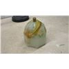 Image 8 : Art Glass Vase with Amber Ruffled Top and Crackle Finish, Oil Lamps, Bottles, and More
