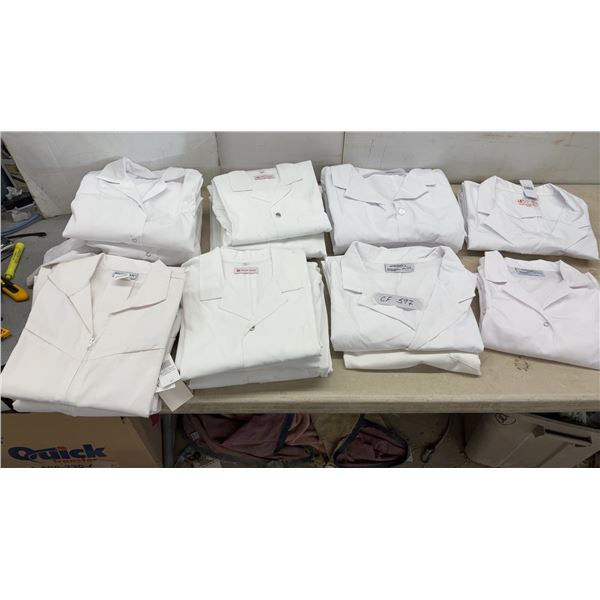 Professional Choice Uniform and Premium Uniforms White Poly Cotton Lab Coats, Assorted Sizes