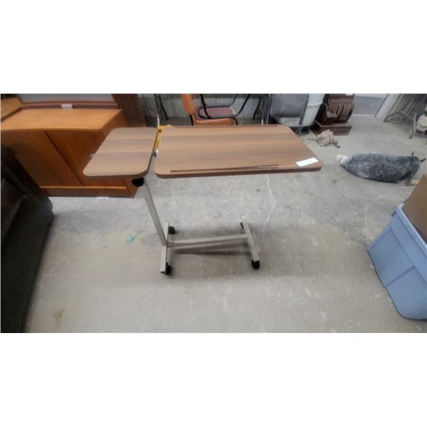 Rolling Adjustable Bed Table Ezee Life
