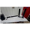 Image 1 : LG Convertible Sound Bar with Wireless Subwoofer and Sony Tower Speakers