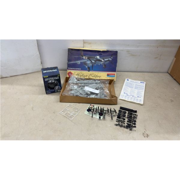 Monogram Heritage Edition 1/48 Scale Mosquito Bomber Model Kit and Astronaut Brainteaser