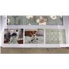 Image 4 : Wyatt & Ash Machine Washable Area Rug, 63 x 89", Teal Floral Pattern
