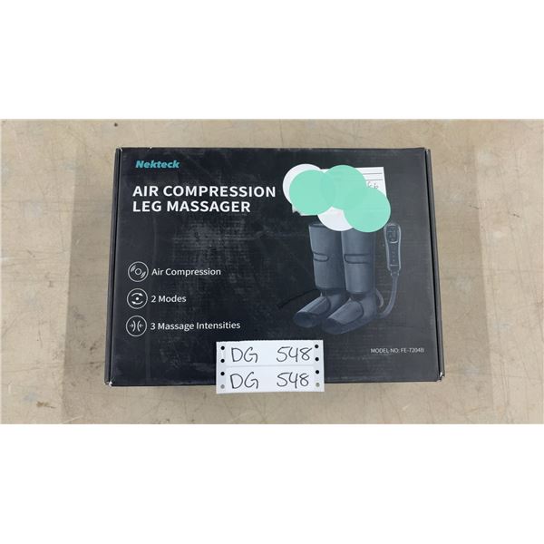 Nekteck Air Compression Leg Massager Model FE-7204B with 2 Modes and 3 Massage Intensities