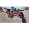 Image 1 : 1984Honda ATC200 Big Red Three-Wheeler All-Terrain Cycle with Rear Rack Forward and Reverse Has