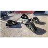 Image 1 : Camoplast Tatou ATV/UTV Track System Set, Rubber Tracks with Green Frame Used Very Little