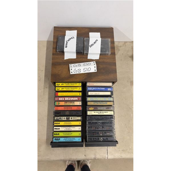 Lot of 24 Vintage Rock and Roll Cassette Tapes, Black Sabbath, Metallica, Elvis, and More