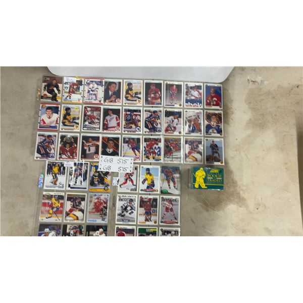 1991 Score NHL Rookie and Traded 110-Card Set with Assorted Hockey Cards 1981-1992